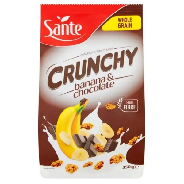 Musli SANTE Crunchy banana čokolada 350g 0