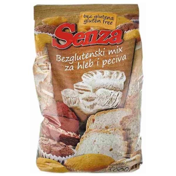 SENZA mix za hleb i peciva bez glutena 1kg 0