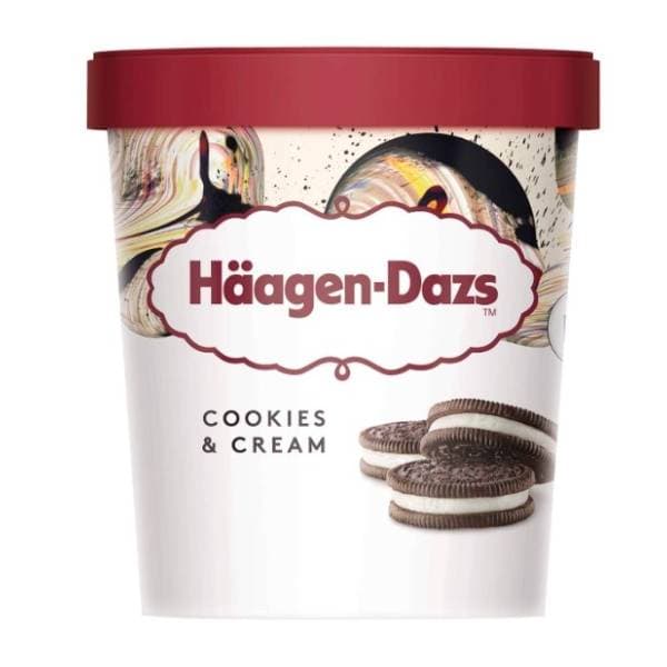 Sladoled HAAGEN DAZS cookies & cream 386g 0