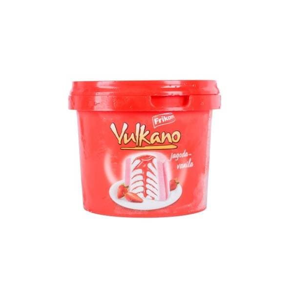 Sladoled Vulkano jagoda vanila 500ml 0