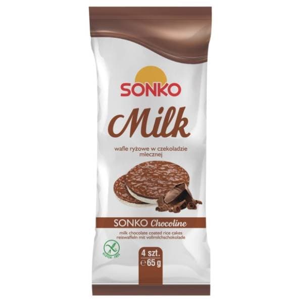 SONKO pirinčane galete mlečna čokolada 65g 0
