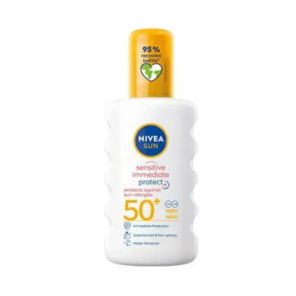 Sprej za osetljivu kožu NIVEA sensitive spf50+ 200ml 0