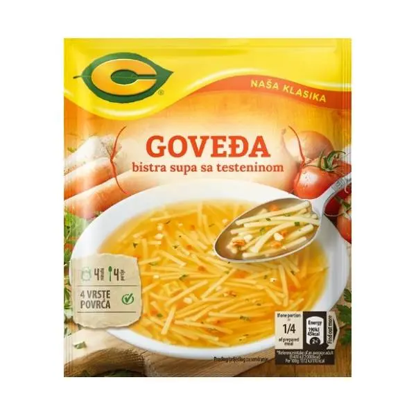 Supa C goveđa bistra 58g 0