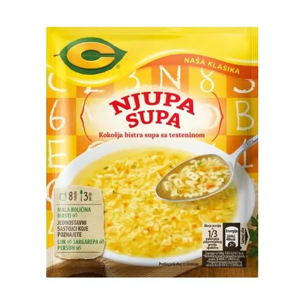 Supa C kokošja bistra njupa 45g 0
