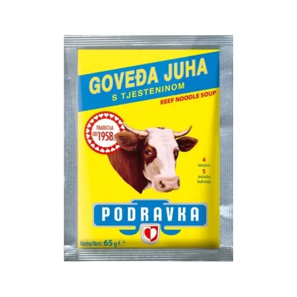 Supa PODRAVKA goveđa sa testeninom 65g 0