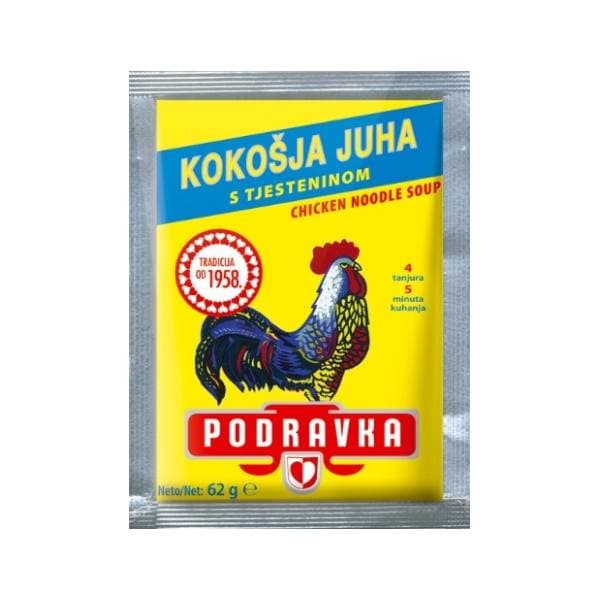Supa PODRAVKA kokošja sa testeninom 62g 0