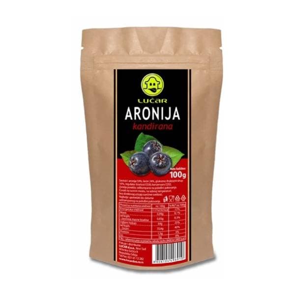 Suva aronija LUČAR kandirana 100g 0
