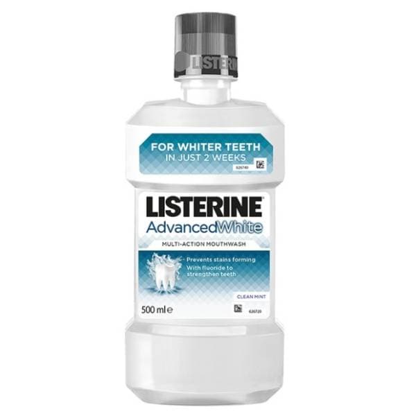 Tečnost za ispiranje usta LISTERINE advanced White 500ml 0