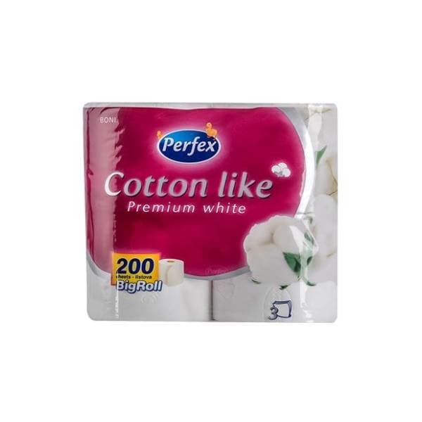 Toalet papir PERFEX cotton like 3sloja 4kom 0