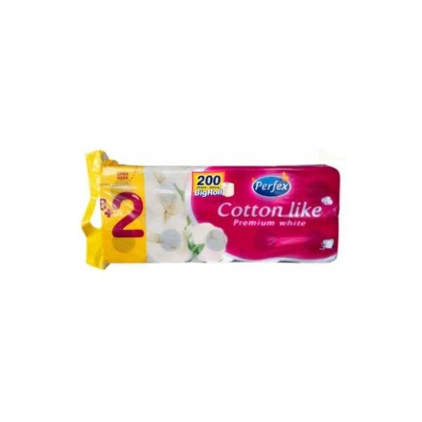 Toalet papir PERFEX cotton like 3sloja 8+2kom 0