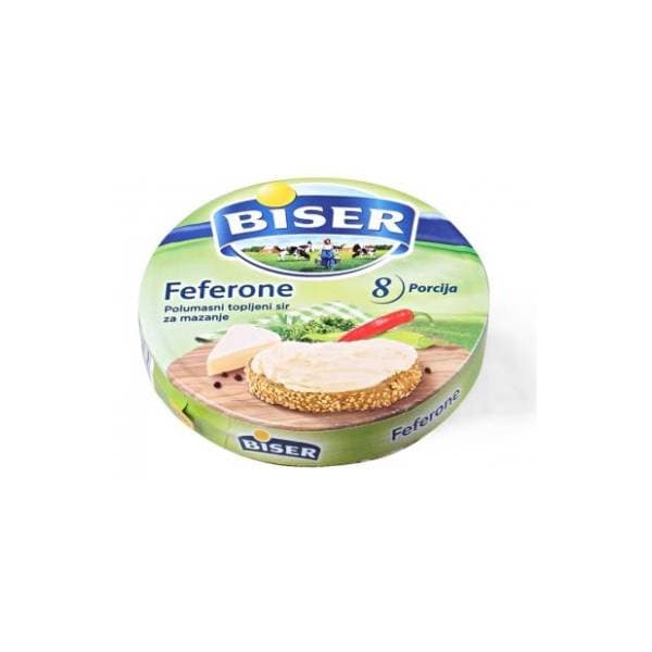 Topljeni sir BISER feferoni 140g 0