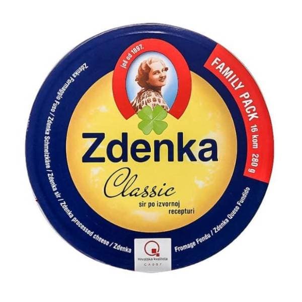 Topljeni sirevi ZDENKA Classic 280g 0