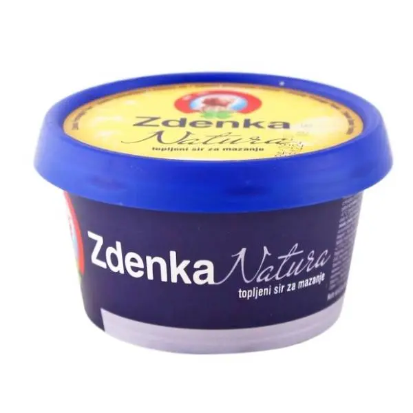 Topljeni sirevi ZDENKA natura 45%mm 150g čaša 0