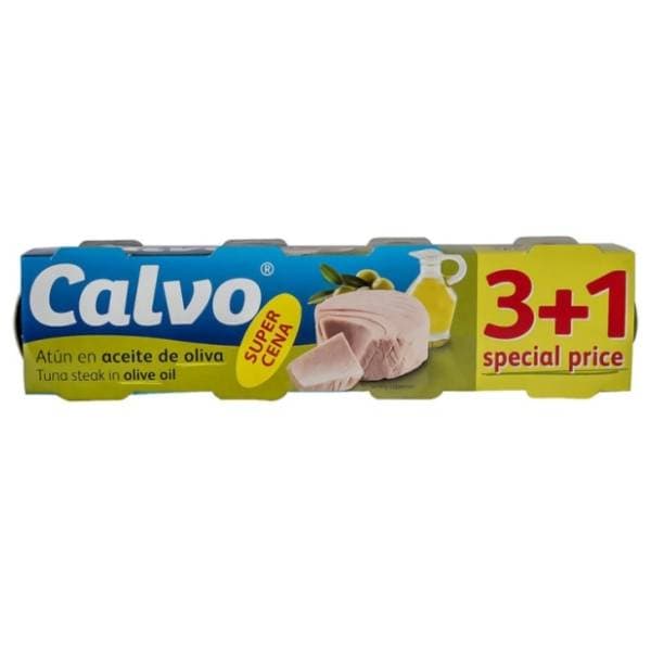 Tunjevina CALVO u maslinovom ulju 4x80g 0
