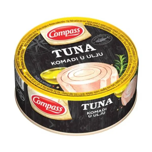 Tunjevina COMPASS komadi u ulju 160g 0