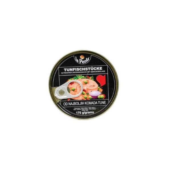Tunjevina LA PERLA komadi povrće 170g 0