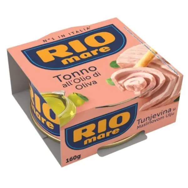Tunjevina RIO MARE Maslinovo Ulje 160g 0