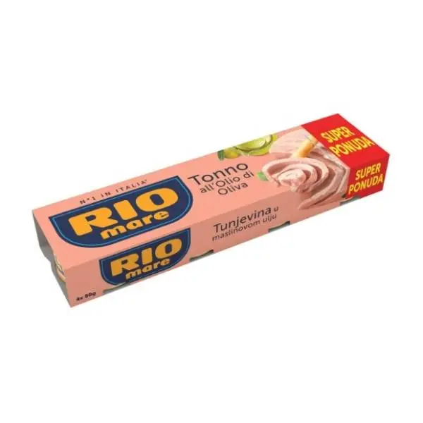 Tunjevina RIO MARE Maslinovo Ulje 4x80g 0