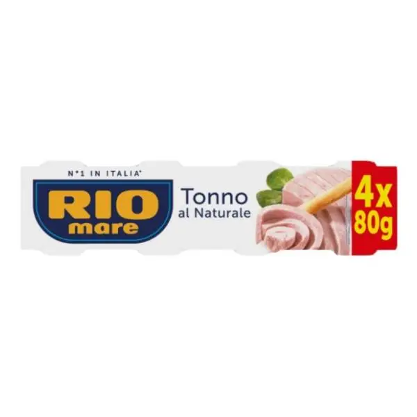 Tunjevina RIO MARE Naturale Sopstveni Sok 4x80gr 0