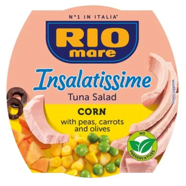 Tunjevina RIO MARE Salata Kukuruz 160g 0