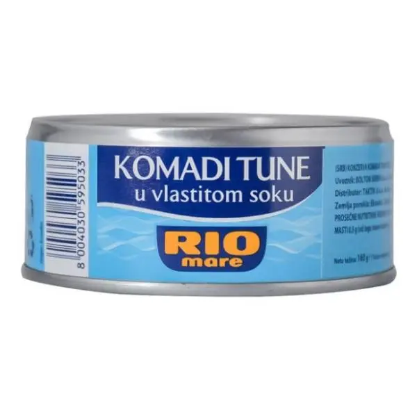 Tunjevina RIO MARE u sopstvenom soku 160g 0
