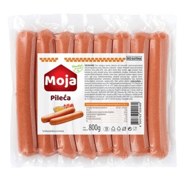 Viršle MOJA pileća 800g 0