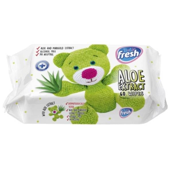 Vlažne maramice FRESH Aleo vera 60kom 0