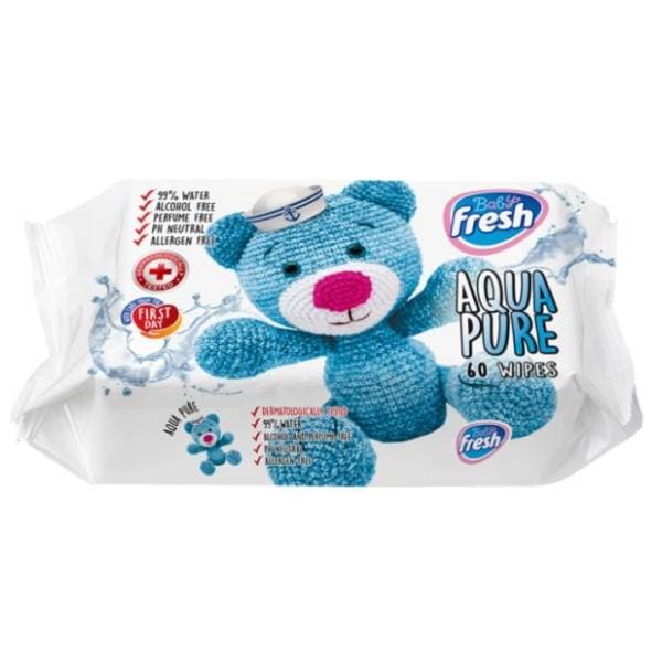 Vlažne maramice FRESH Aqua pure 60kom 0