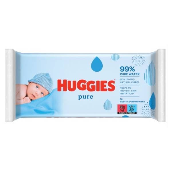 Vlažne maramice HUGGIES Pure 56kom 0