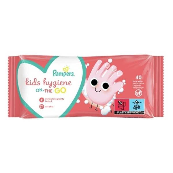 Vlažne maramice PAMPERS Kids Hygiene 40kom 0