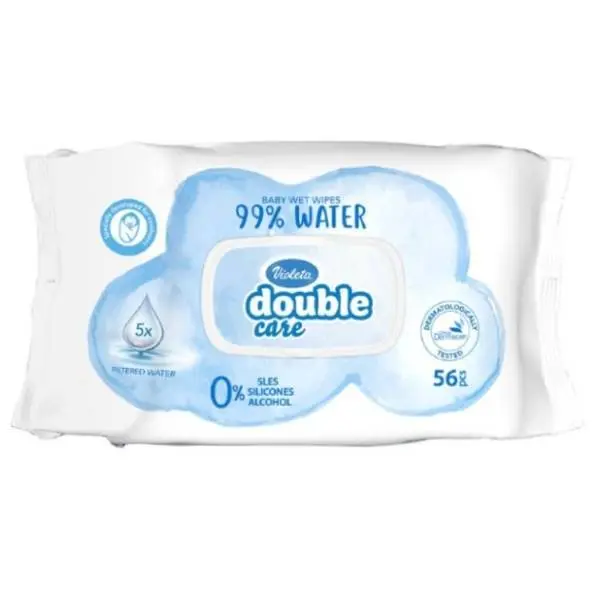 Vlažne maramice VIOLETA Water care 56kom 0