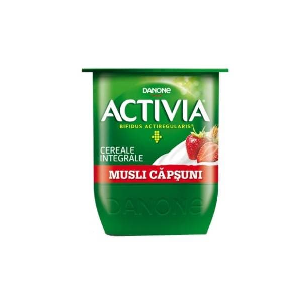 Voćni jogurt DANONE musli jagoda 125g 0