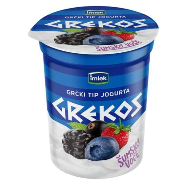 Voćni jogurt GREKOS šumsko voće 400g 0