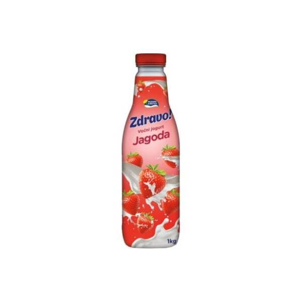 Voćni jogurt ZDRAVO jagoda 1kg 0