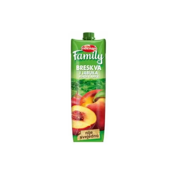 Voćni sok NECTAR Family breskva 1l 0