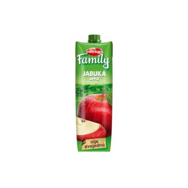 Voćni sok NECTAR Family jabuka 1l 0