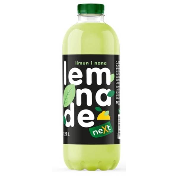 Voćni sok NEXT Lemonade lemon mint 1,25l 0