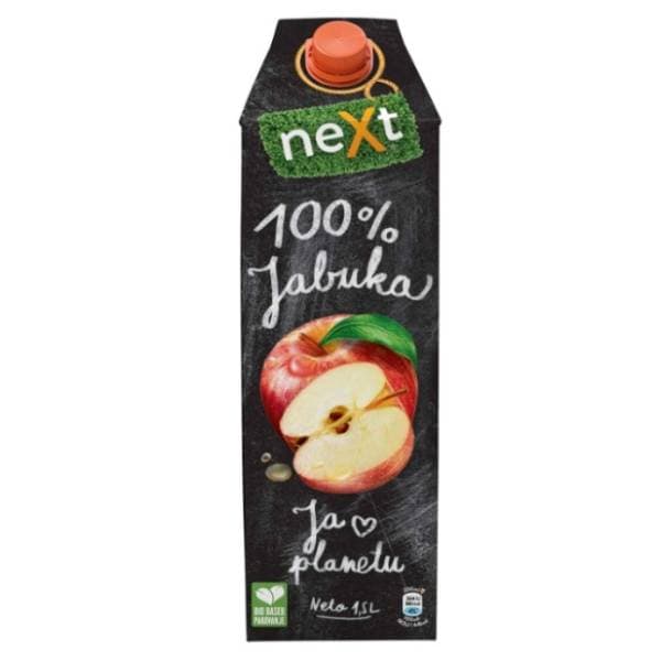 Voćni sok NEXT Premium jabuka 100% 1.5l 0