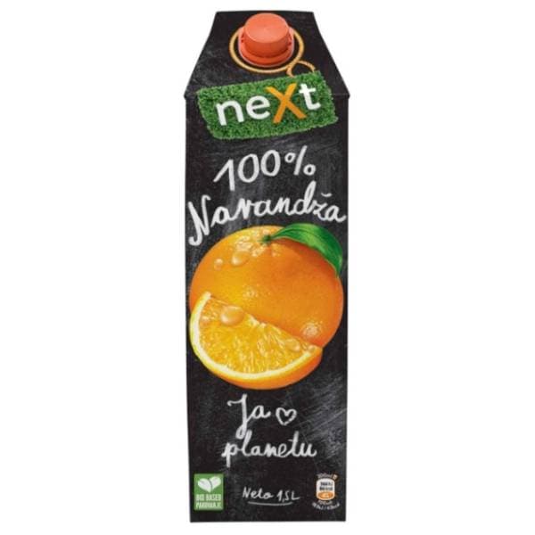 Voćni sok NEXT Premium pomoranžda 100% 1.5l 0