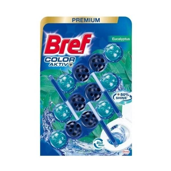 WC osveživač BREF Color aktiv Eucalyptus 3x50g 0