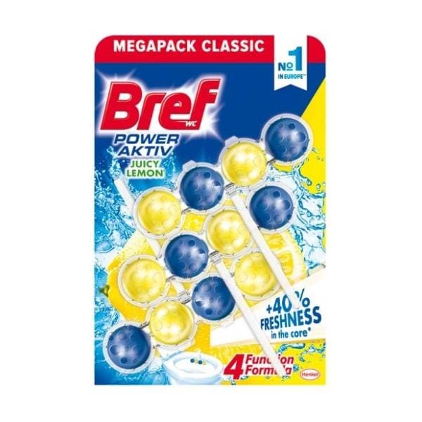 WC osveživač BREF kuglice Lemon 3x50g 0