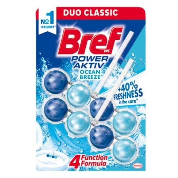WC osveživač BREF Power aktiv ocean 2x50g 0