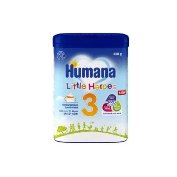 Zamensko mleko HUMANA 3 MP 650g 0