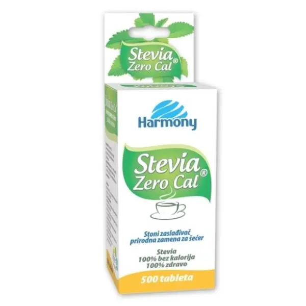 Zaslađivač HARMONY stevia stoni 500 tableta 0