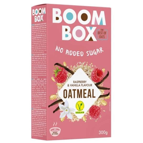 BOOM BOX ovsena kaša malina vanila 300g 0