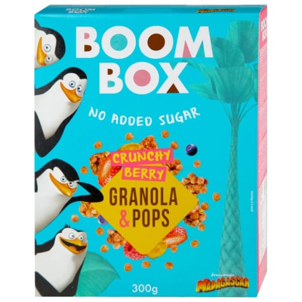 BOOM BOX ovsena granola pops voće 300g 0