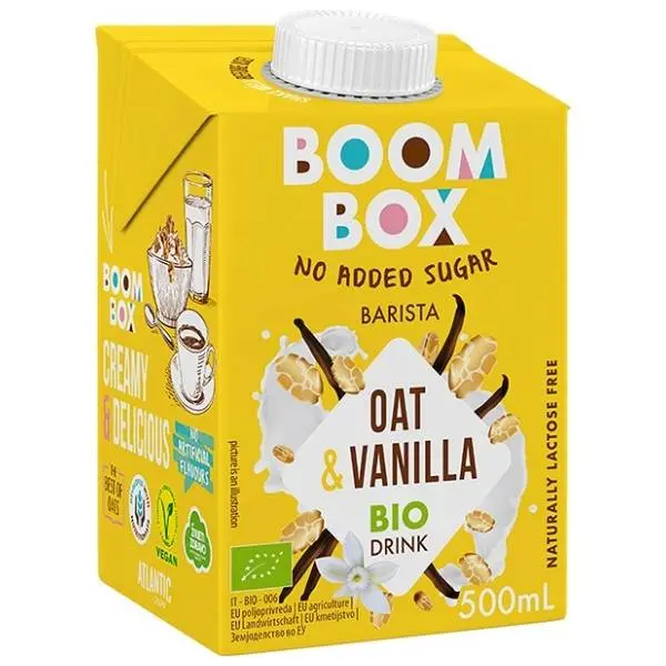 BOOM BOX ovseni napitak sa vanilom 500ml 0