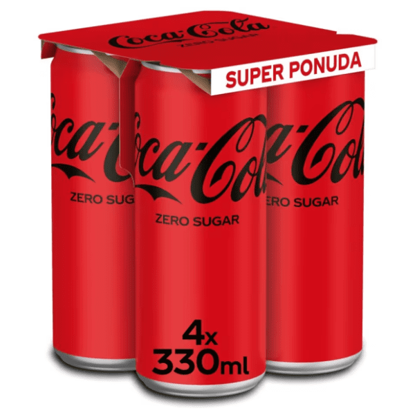 COCA COLA Zero multipak 4x0,33l 0