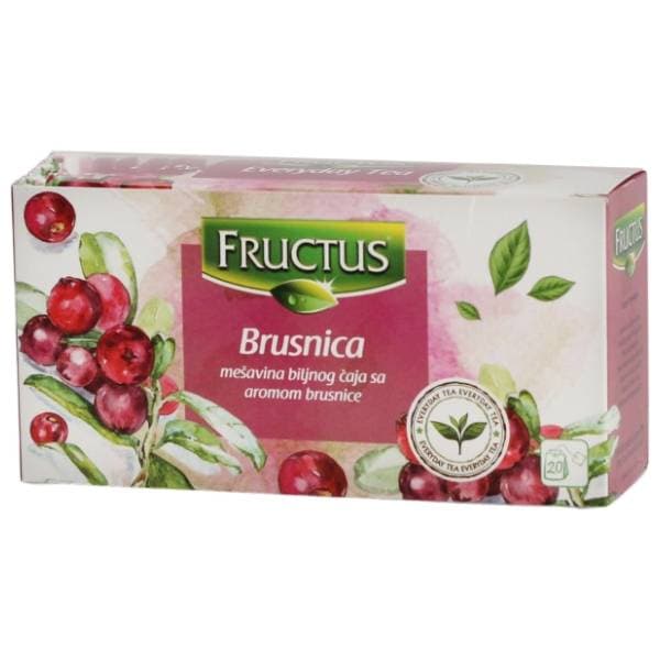 FRUCTUS čaj brusnica 40g 0
