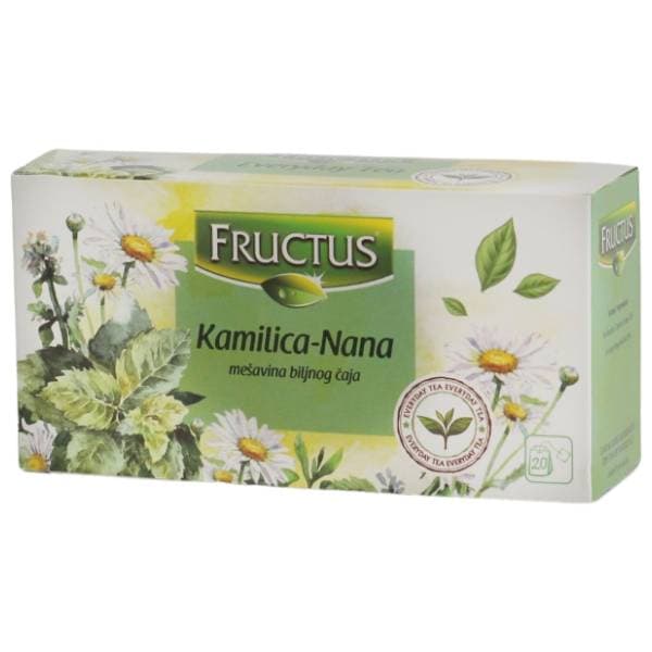 FRUCTUS čaj kamilica nana 20g 0